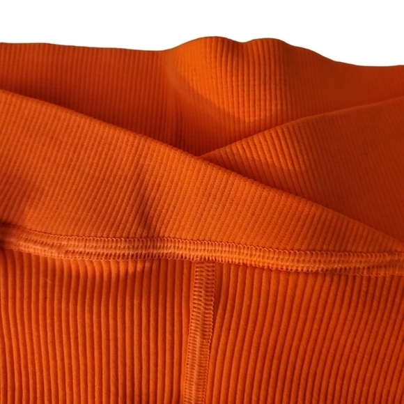 Free People Free Throw Shorts in Burning Up NEON Orange•XS - Picture 5 of 9